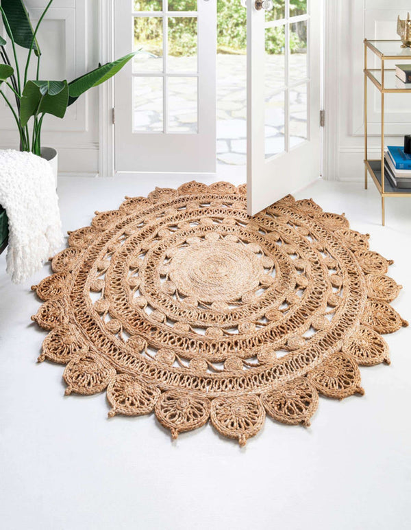 Handwoven Jute Area Rug